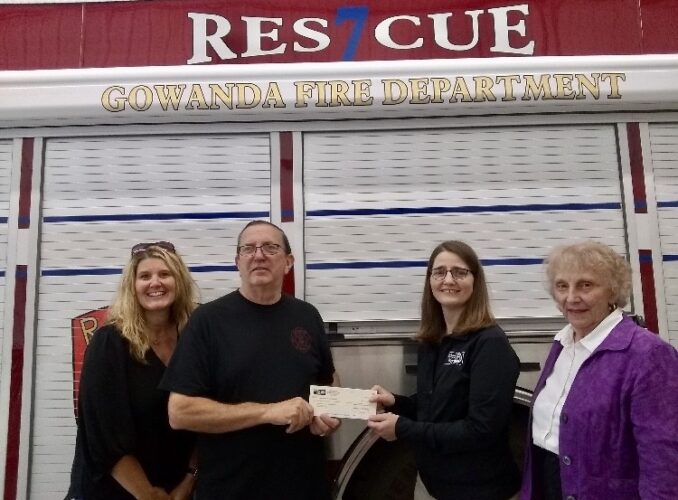 Gowanda Volunteer Fire receives grant from United Way News, Sports, Jobs Observer Today